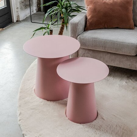 TWEEDE KANS - Set van 2 - Salontafel Mable - Licht Roze