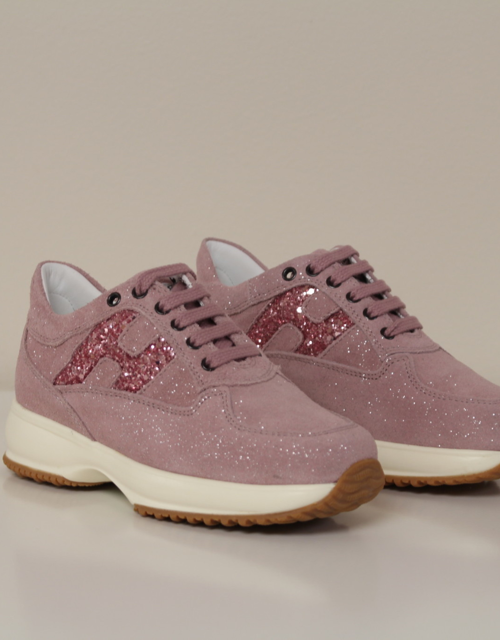 Hogan Sneakers met glitter detail - Roze HXW3850BM40FFY0ZB813540103 -  Vergelijk prijzen