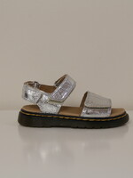 Dr Martens Romi sandaal silver crinckle metal