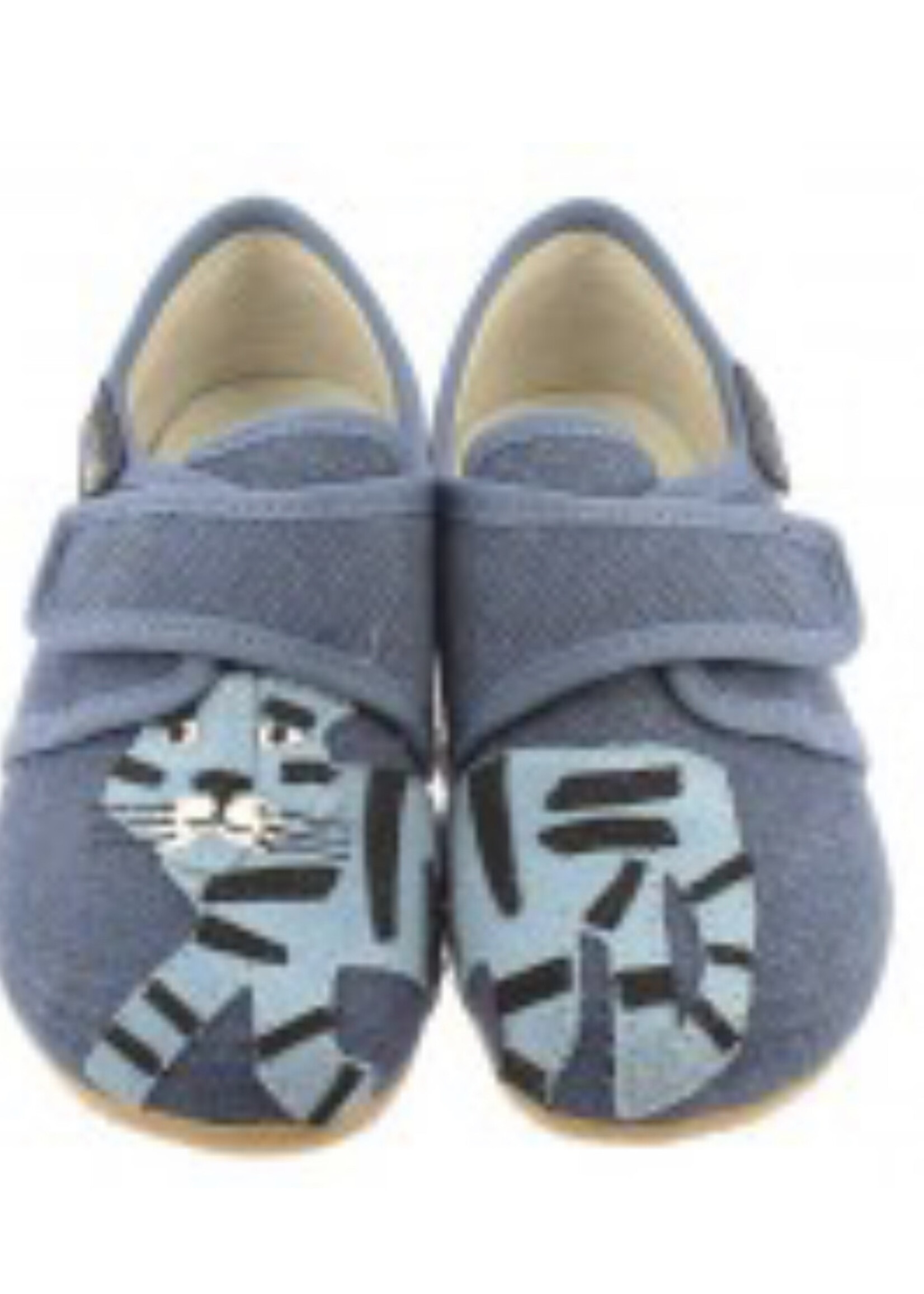 Kitzbuhel 3722 marine slipper blue tiger