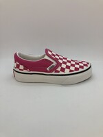 Vans UY classic slip-on checkerboard roze