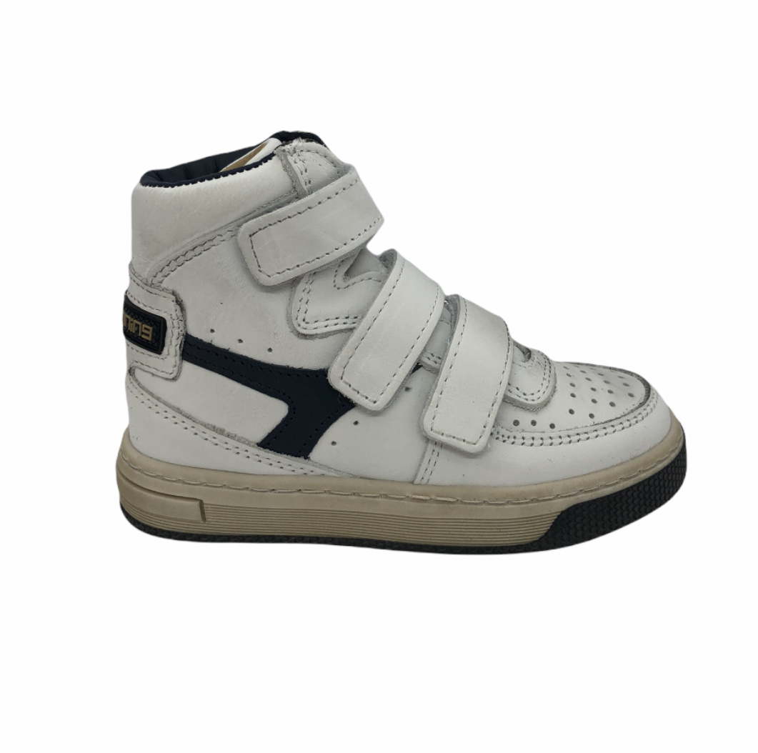HIP H1175 hoge sneaker wit donker blauw - Benjamine