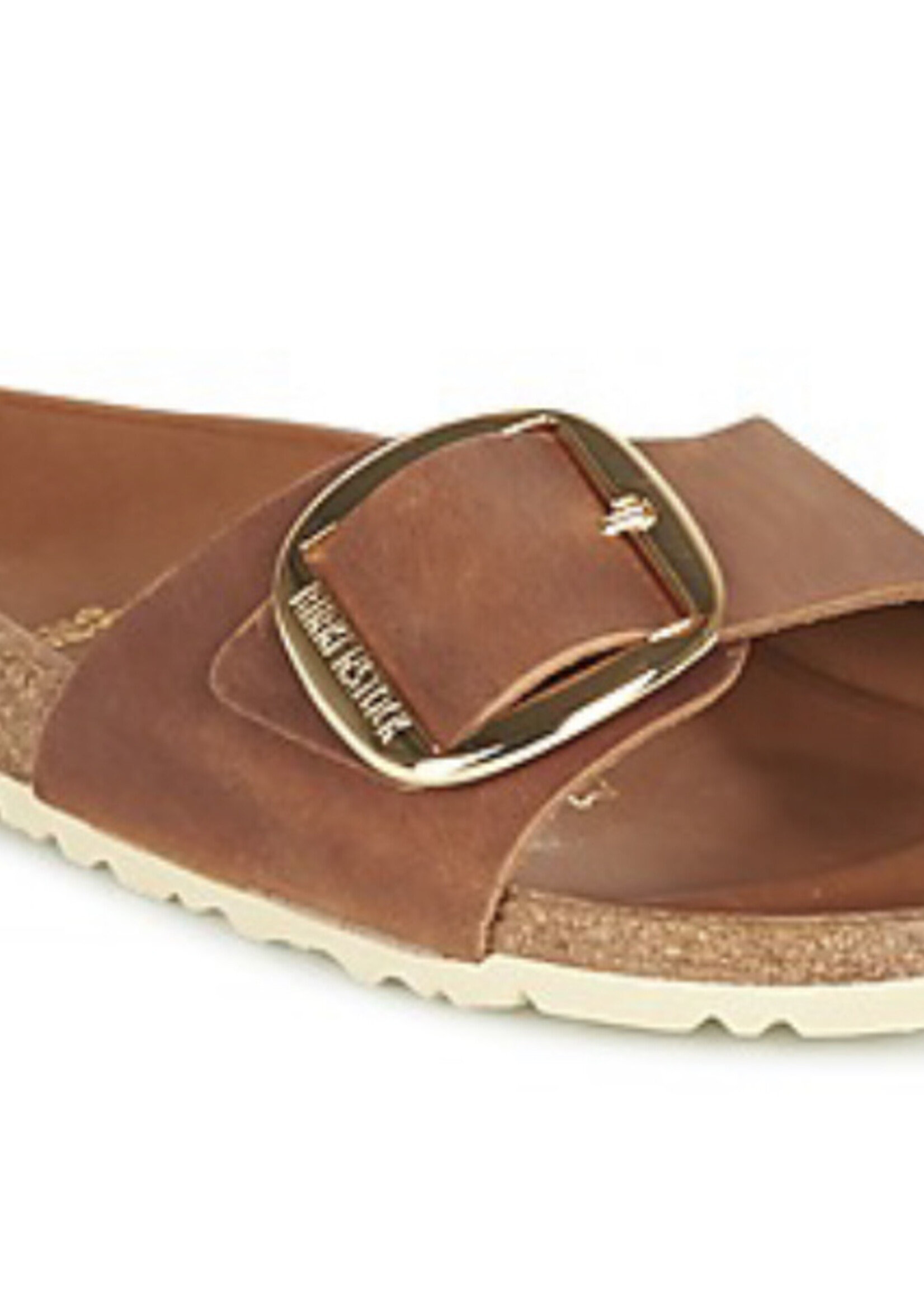 Birkenstock Madrid big buckle cognac