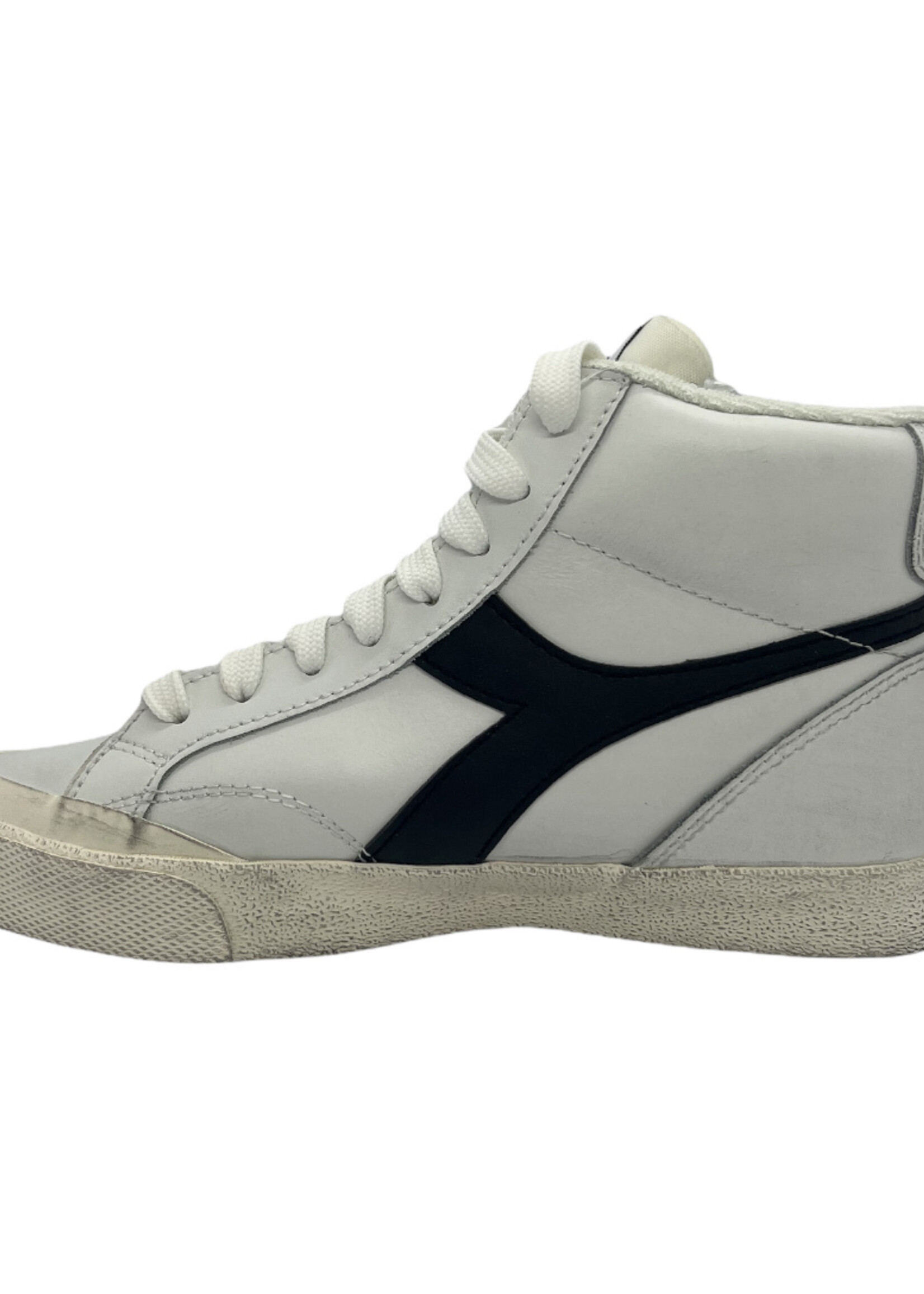 Diadora Melody mid leather dirty white/black - Benjamine