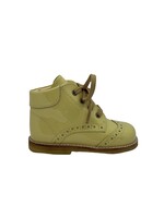 Angulus 2378-101 starter shoe with laces light yellow