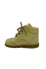 Angulus 2378-101 starter shoe with laces light yellow