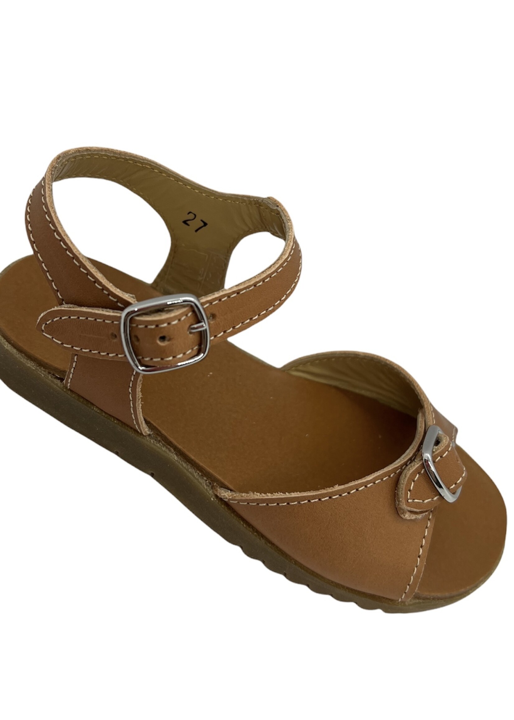 Gallucci J00455 sandaal tan / cognac