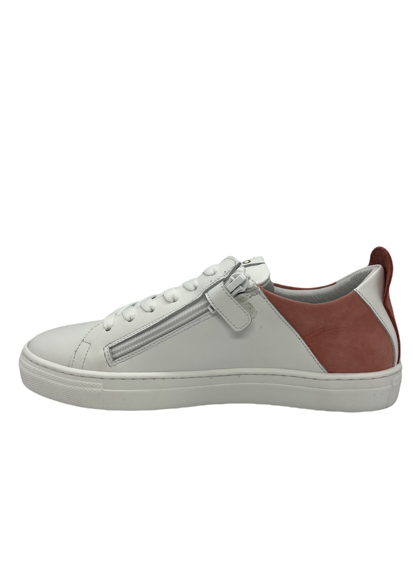 La Triboo 8790 witte sneaker roze