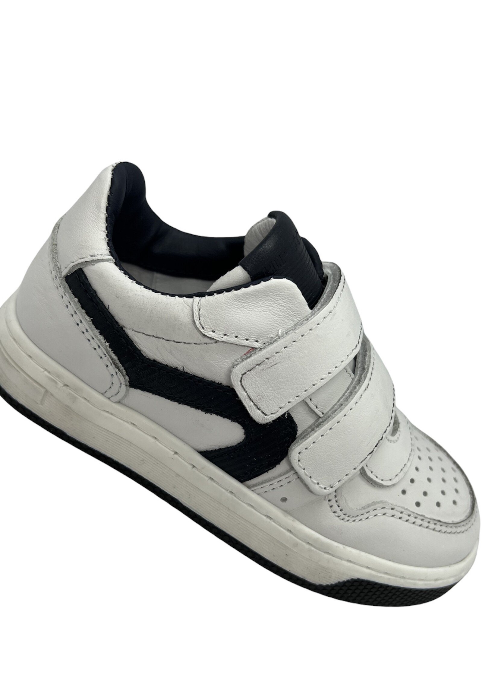 HIP H1619 sneaker velcro wit blauw