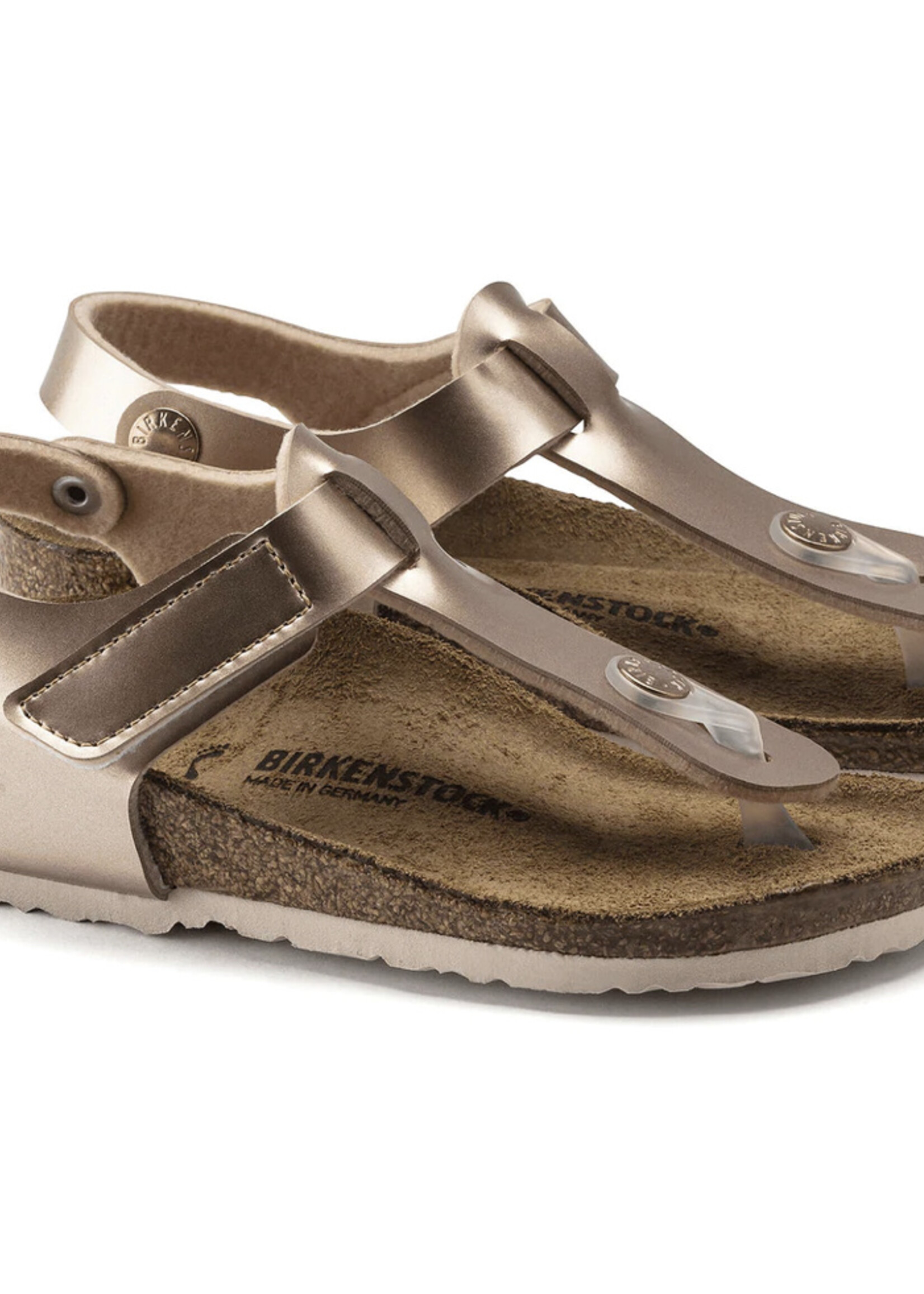 Birkenstock kairo kids electric metallic copper