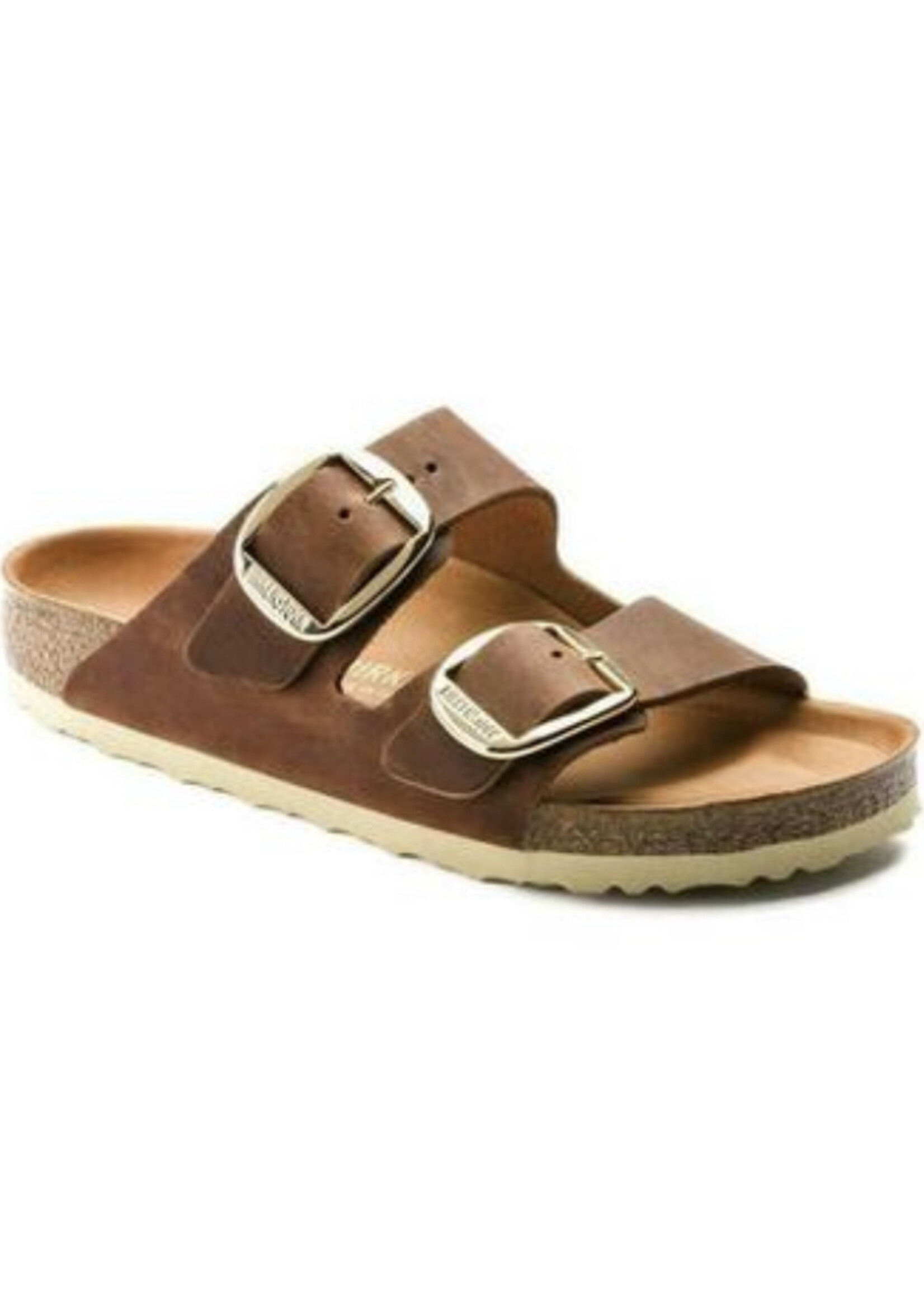 Birkenstock arizona leoi big buckle cognac