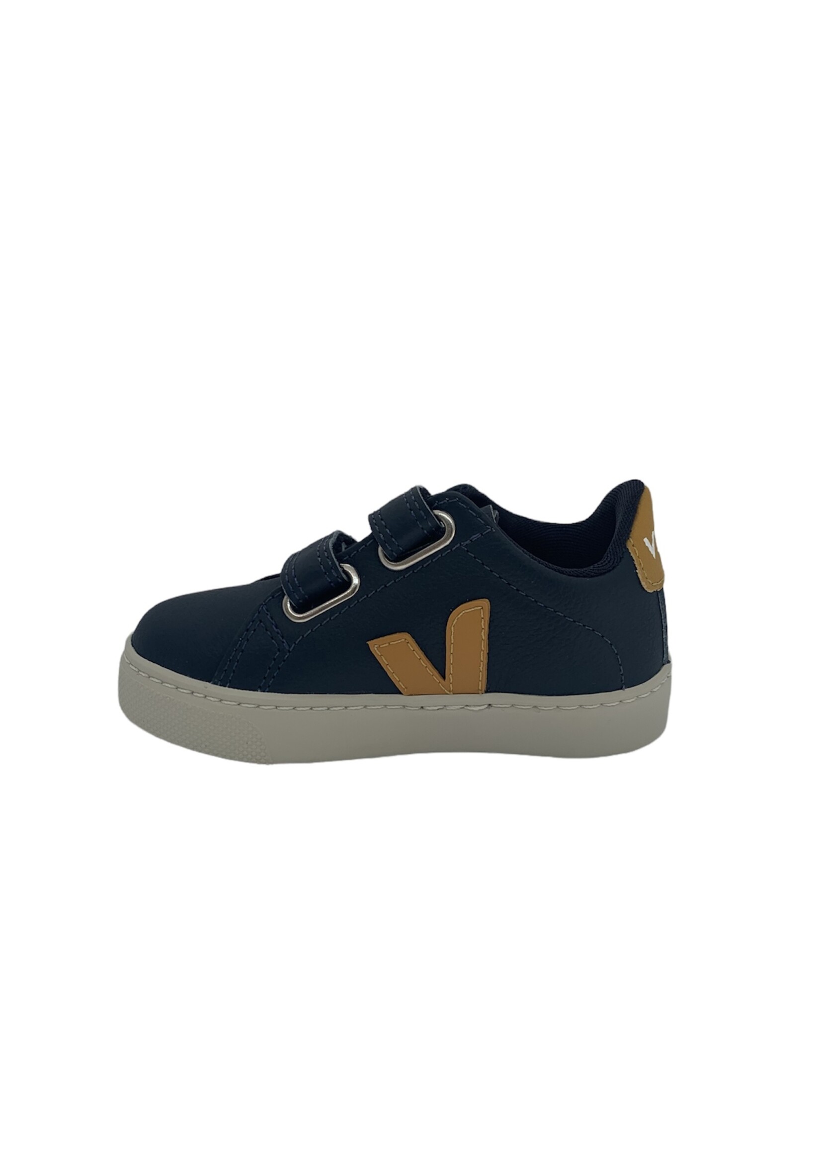 VEJA small esplar velcro nautico moutarde