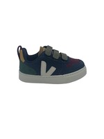 VEJA small V-10 suede multico nautico