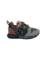 W6YZ jet suede/nylon/camouflage grey-militare