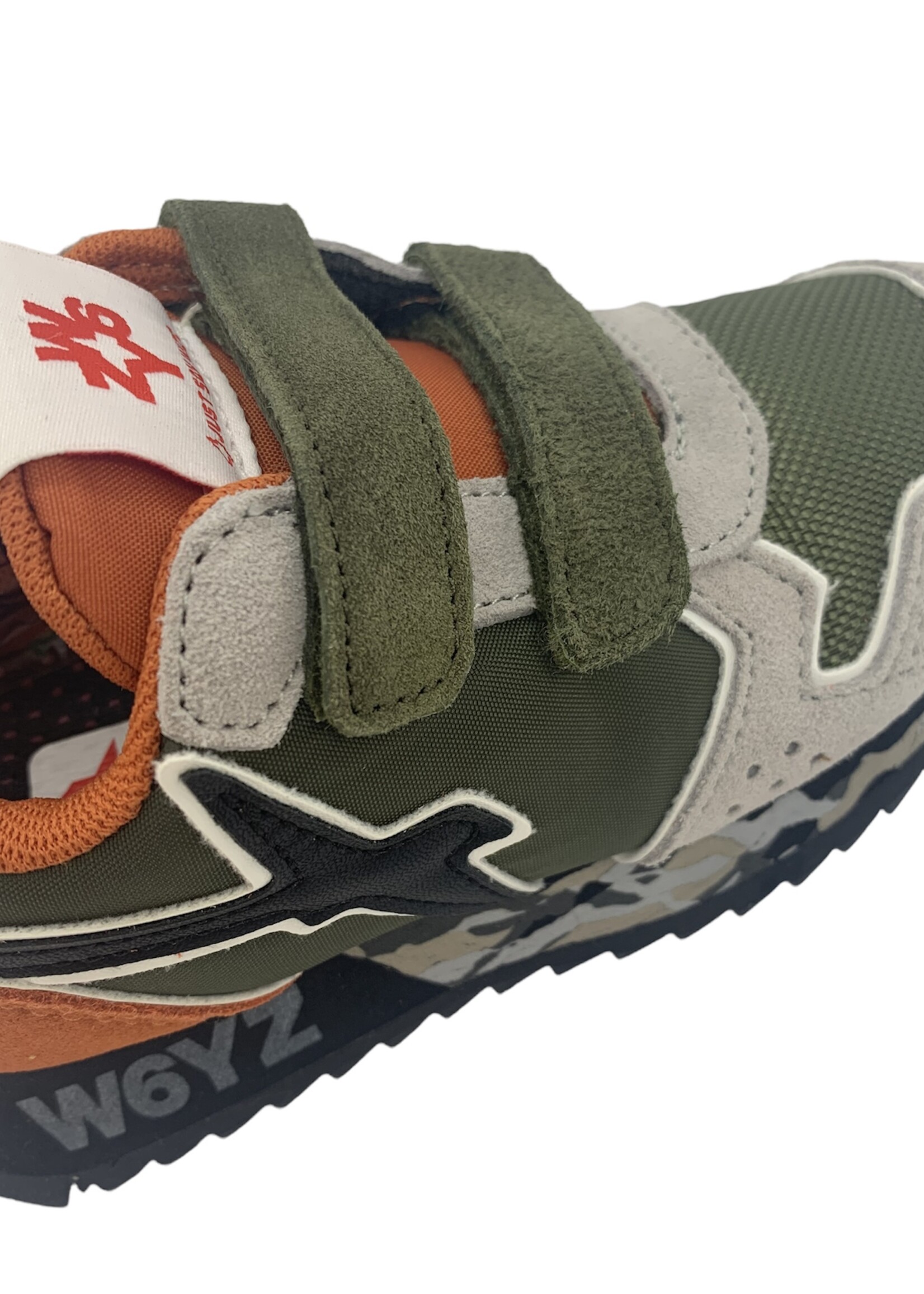 W6YZ jet suede/nylon/camouflage grey-militare