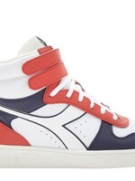 Diadora magic basket mid white/peacoat/aurora red