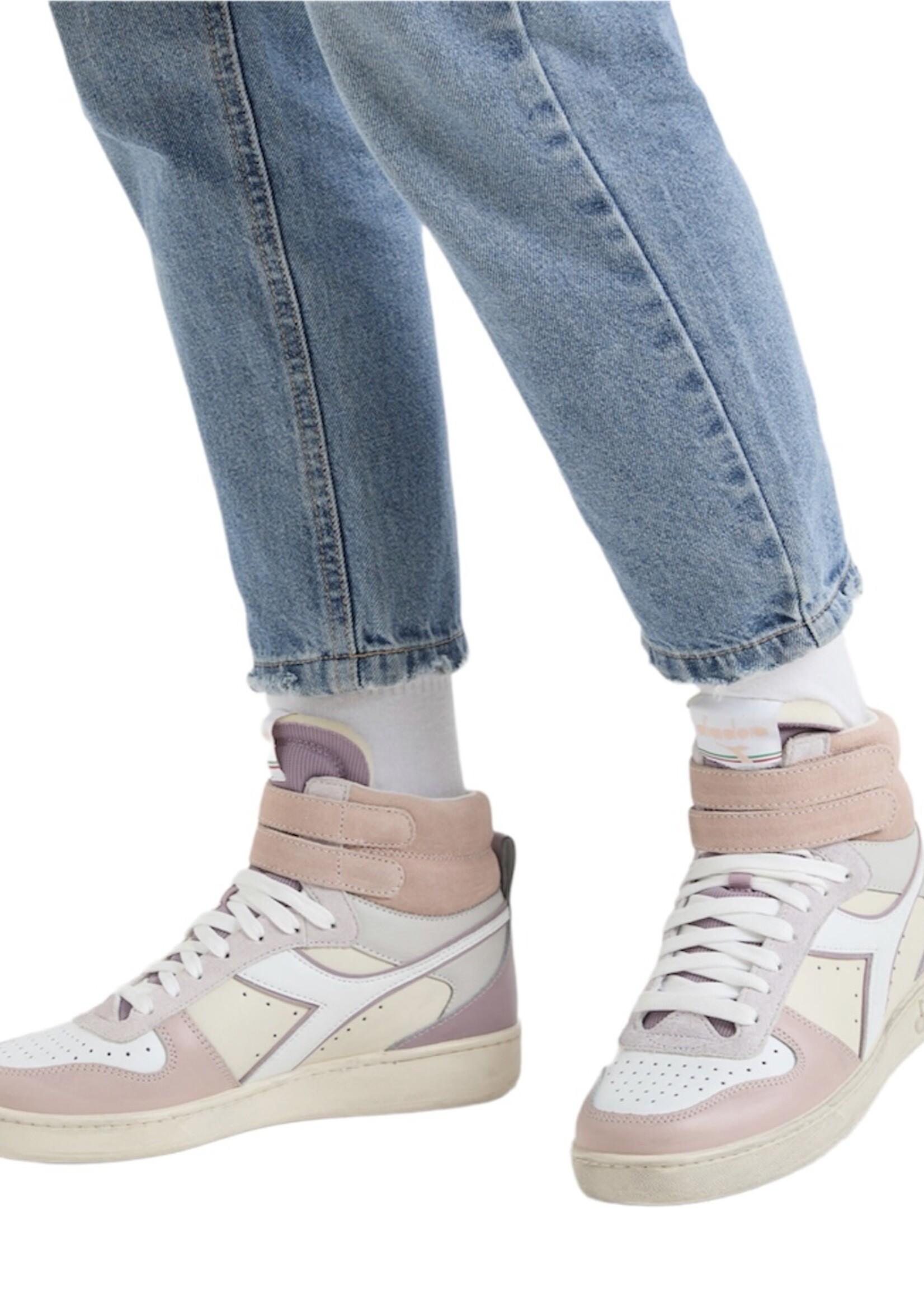 Diadora magic basket mid icona wn adobe rose/elderberry