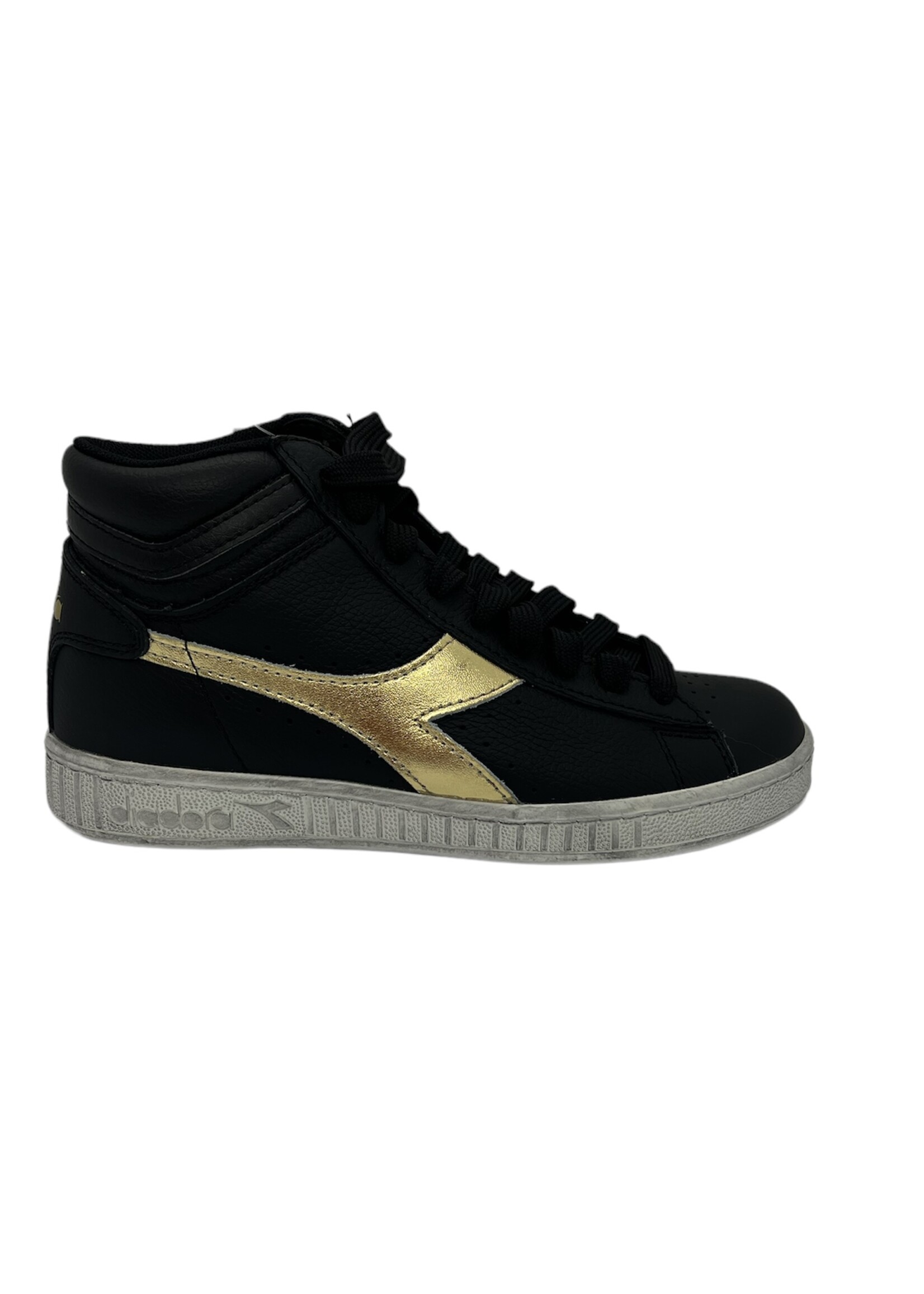 Diadora game L high waxed metal black/black