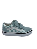 Vans UY old skool checkerboard theory canal blue velcro