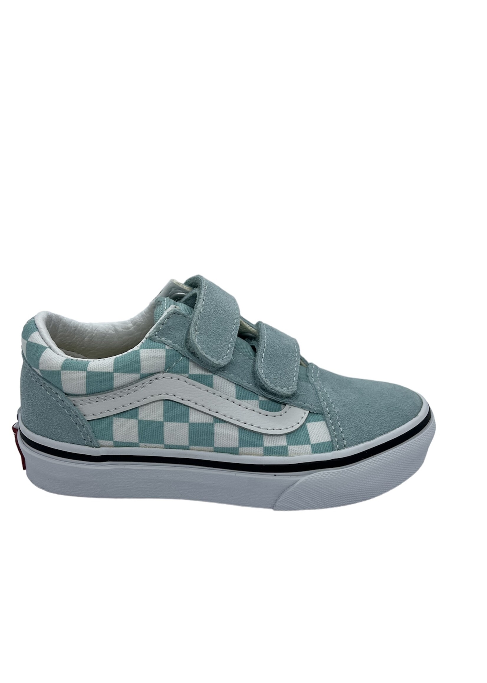 Vans  UY old skool checkerboard theory canal blue velcro