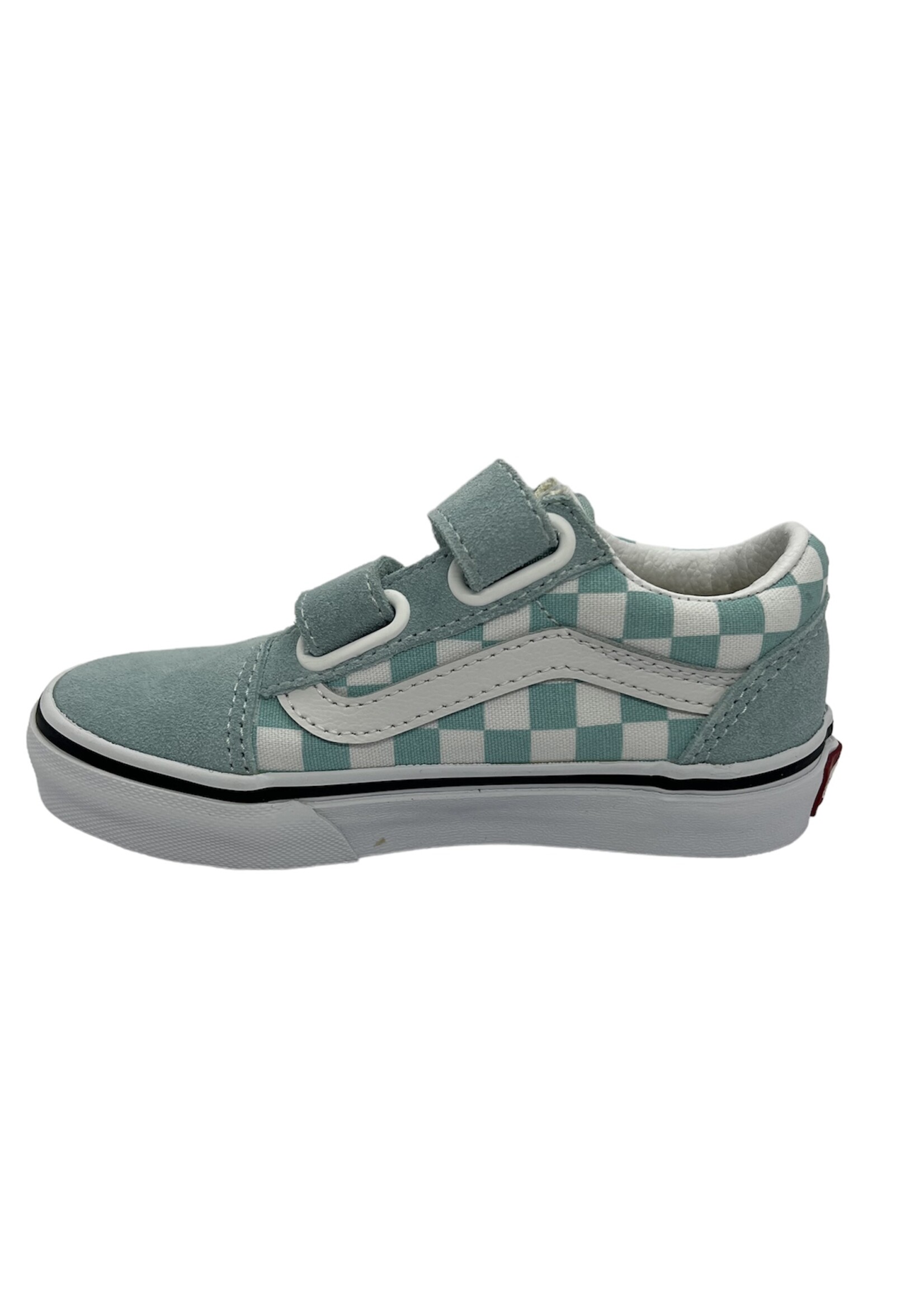 Vans  UY old skool checkerboard theory canal blue velcro