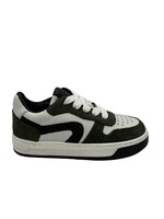 HIP H1618 sneaker groen wit veter/rits