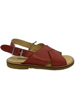 Angulus 527 sandal with buckle closure coral