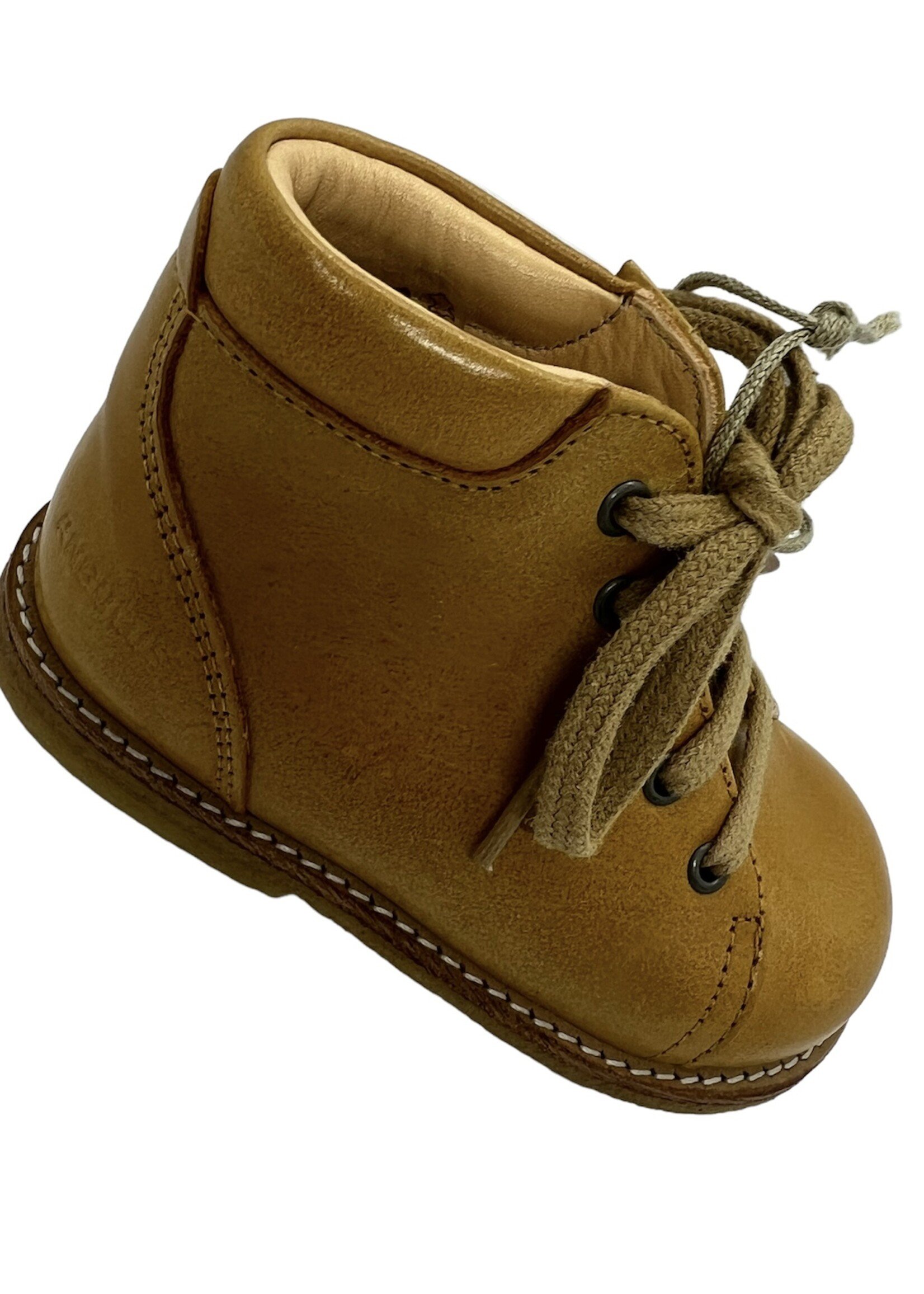 Angulus 2361 starter shoe with laces camel