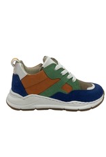 La Triboo 9075 sneaker blauw/oranje/groen