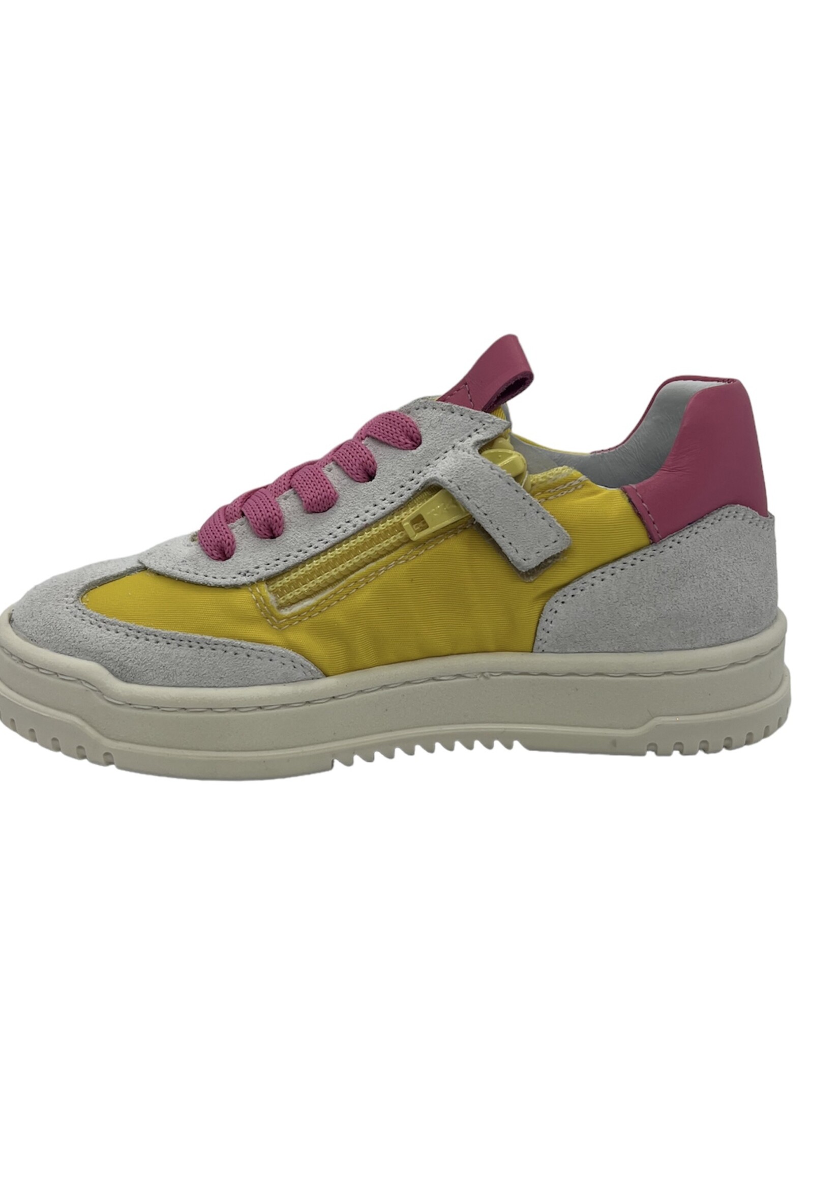 La Triboo 9107 sneaker geel/roze