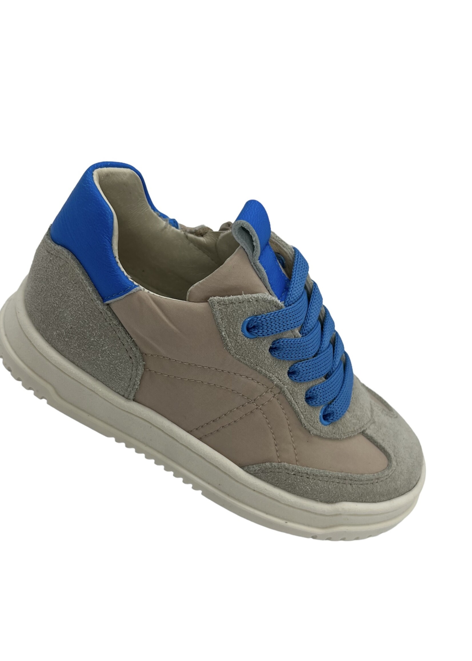 La Triboo 9107 sneaker beige/blauw