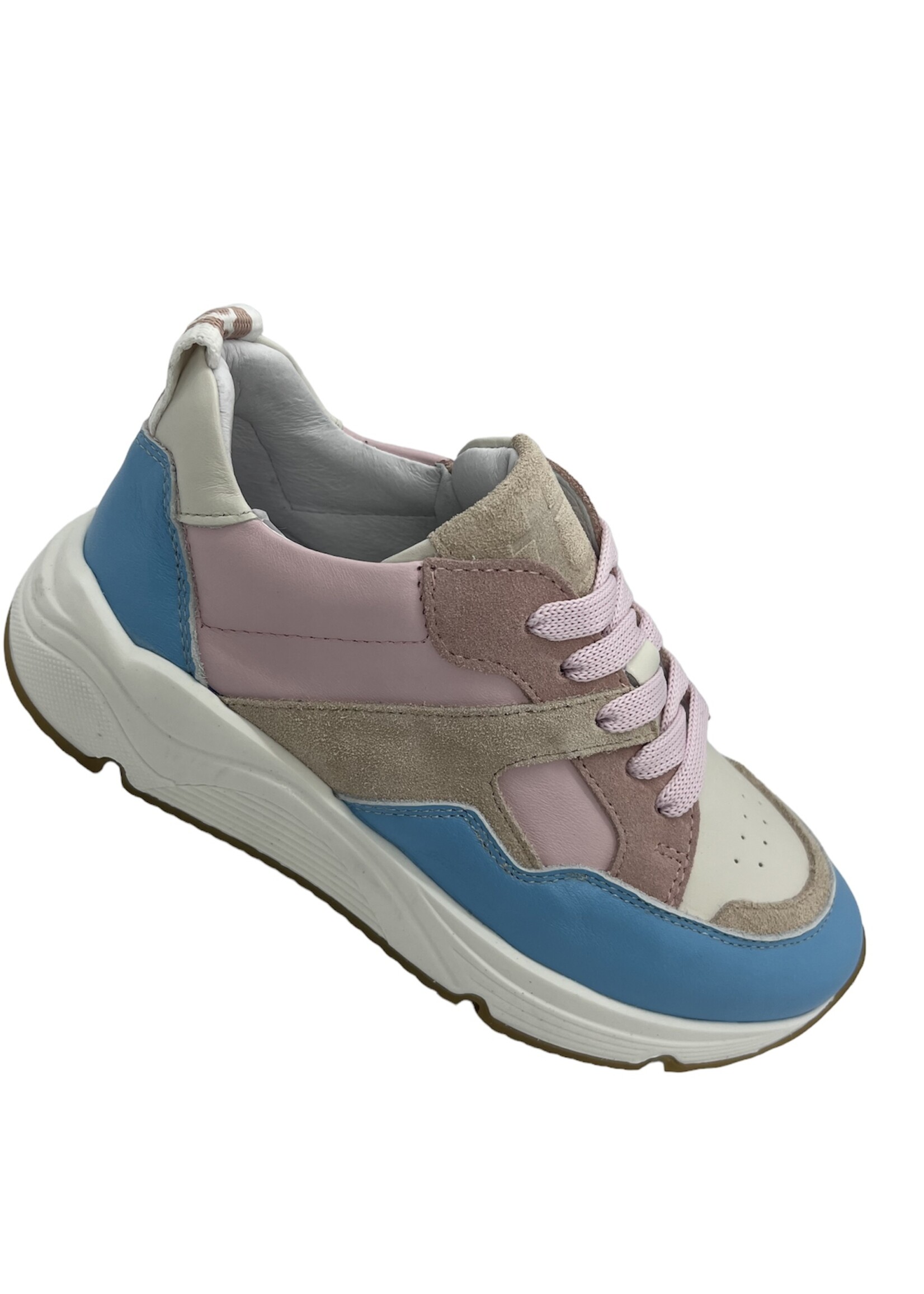 La Triboo 8991 sneaker blauw/roze