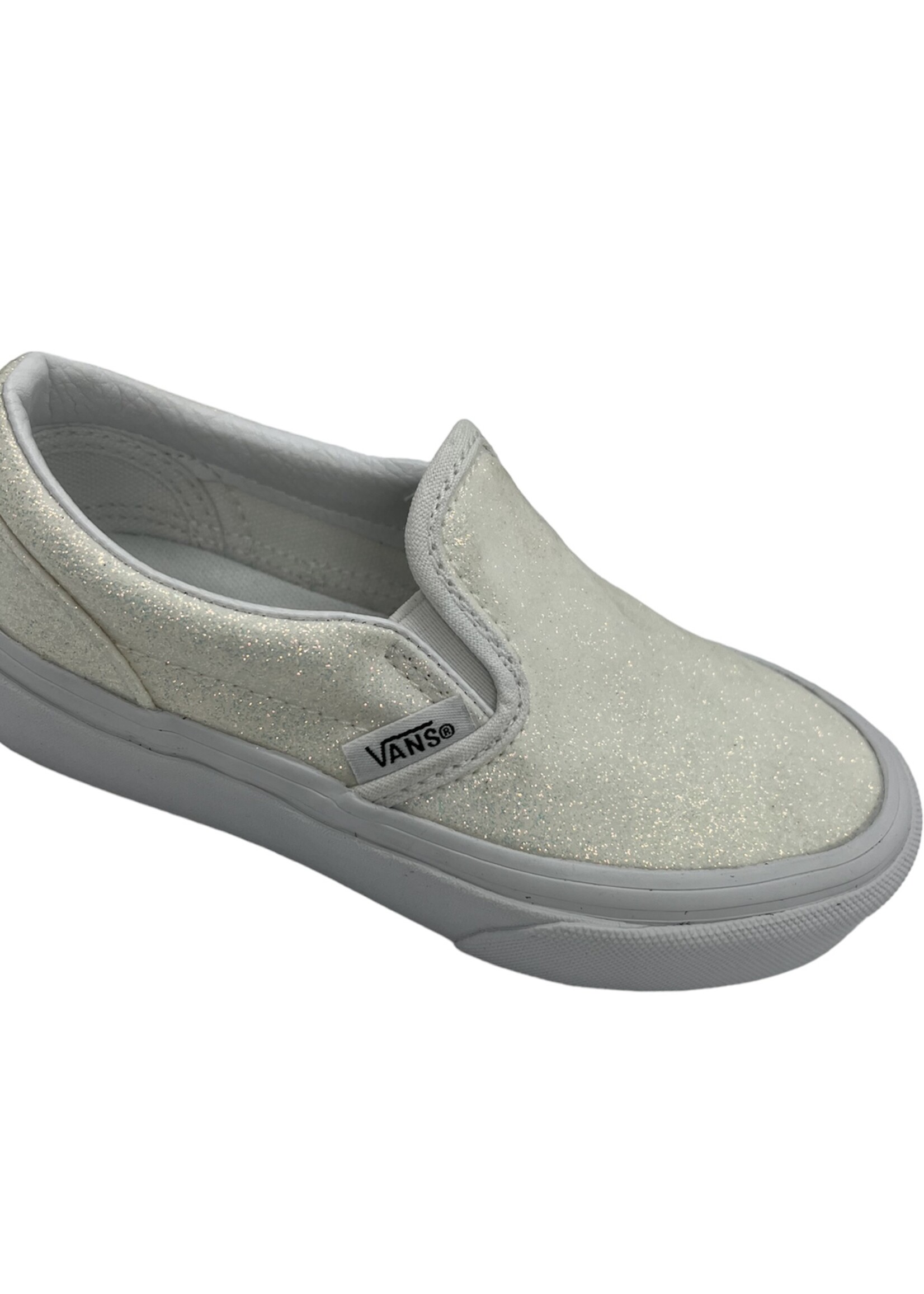 Vans classic slip-on glitter white