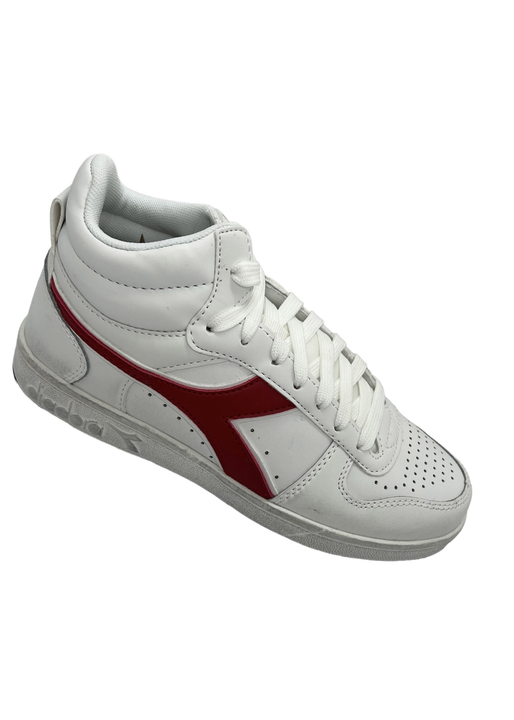 Diadora magic basket demi icona white/chili pepper