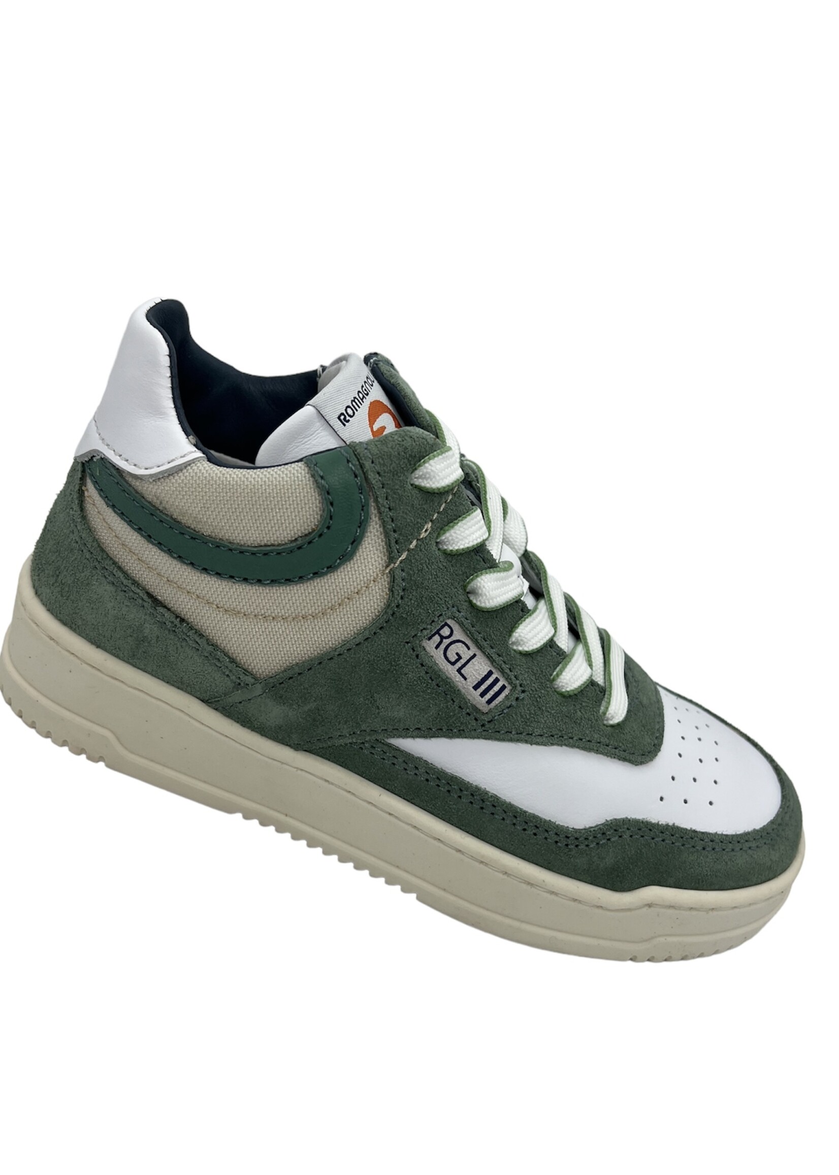 Romagnoli 684 sneaker wit groen