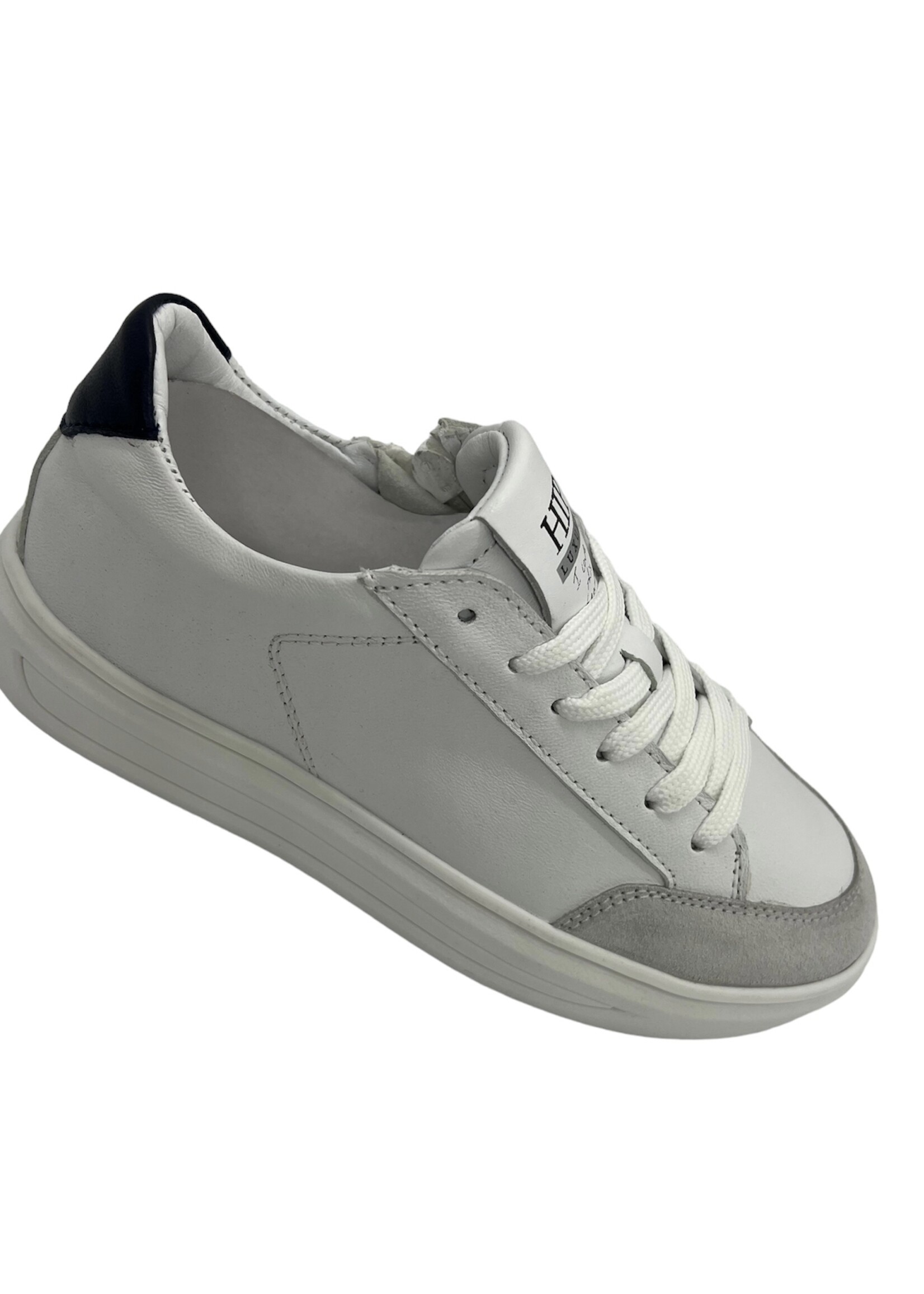 HIP H1171 sneaker wit donkerblauw