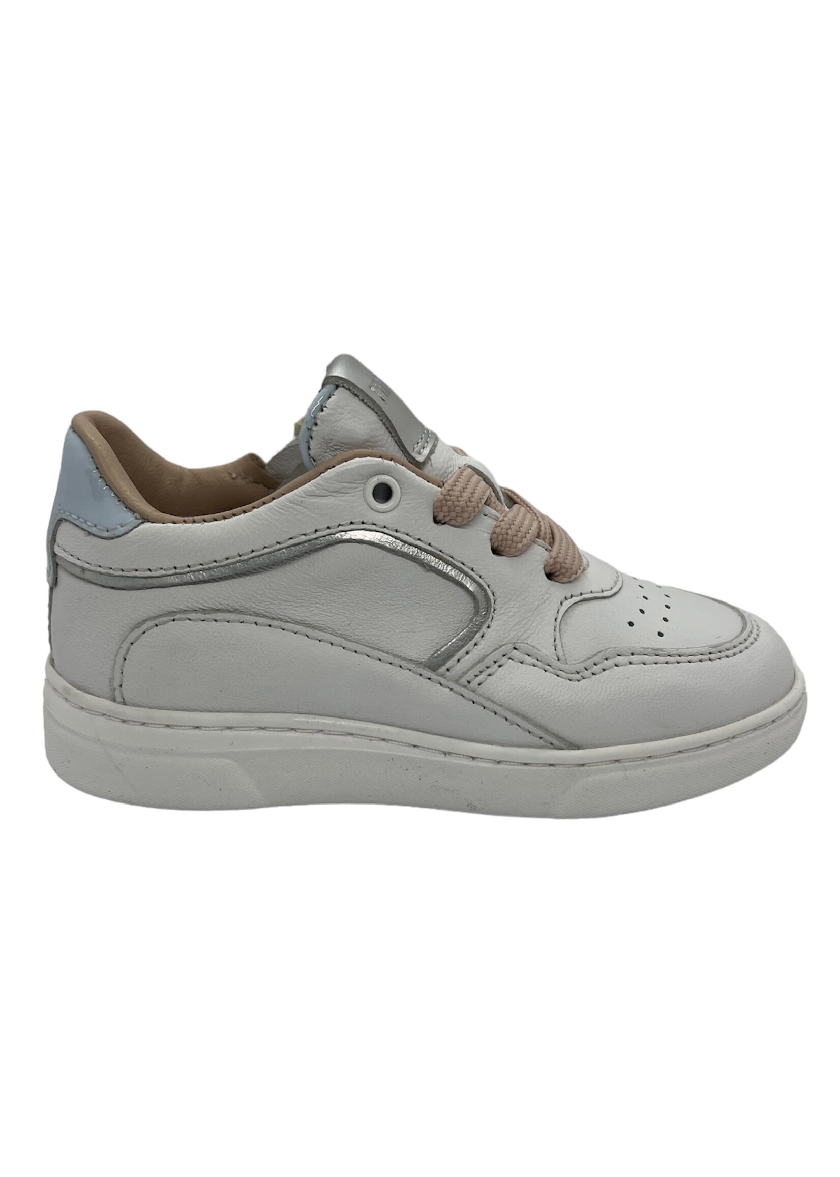 Pinocchio P1087 sneaker wit zilver