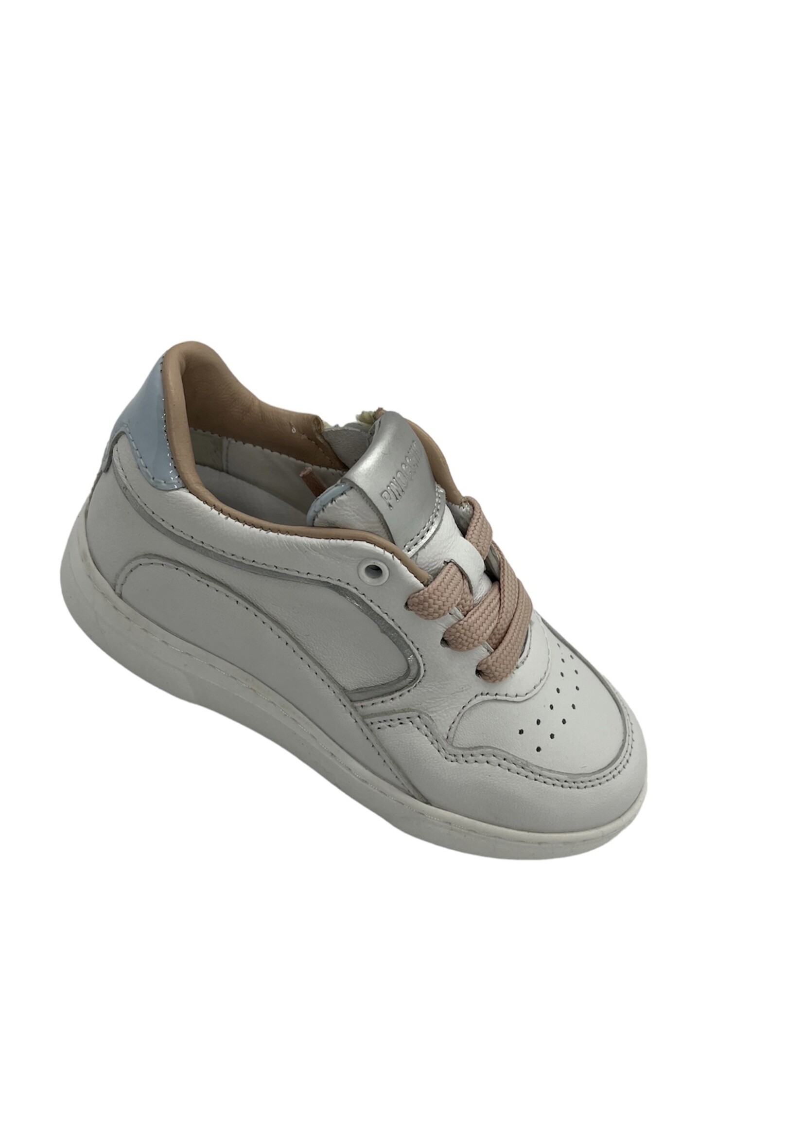 Pinocchio P1087 sneaker wit zilver