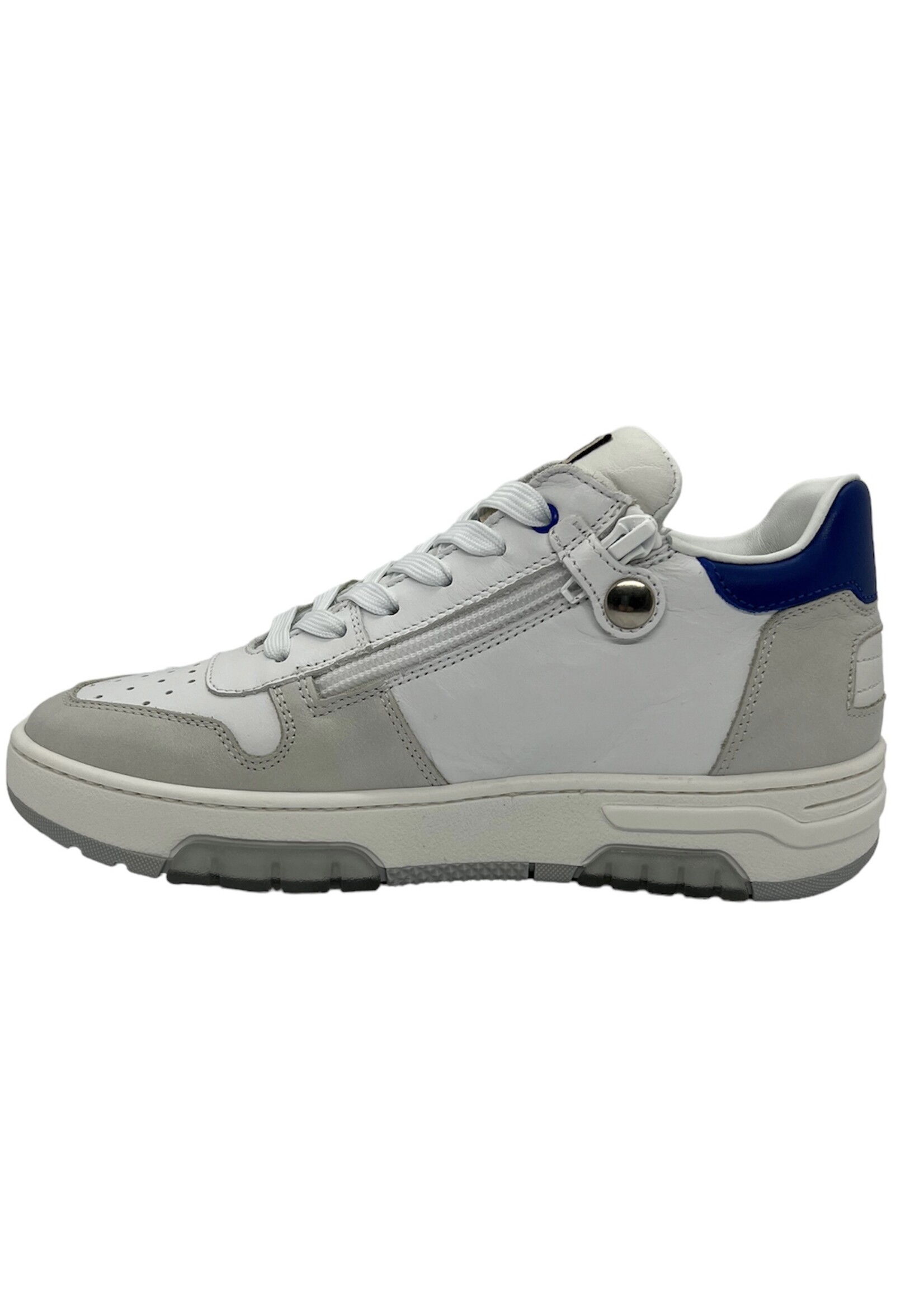 Rondinella 12075 mid sneaker wit blauw