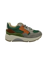 Ocra D370 sneaker groen oranje bruin