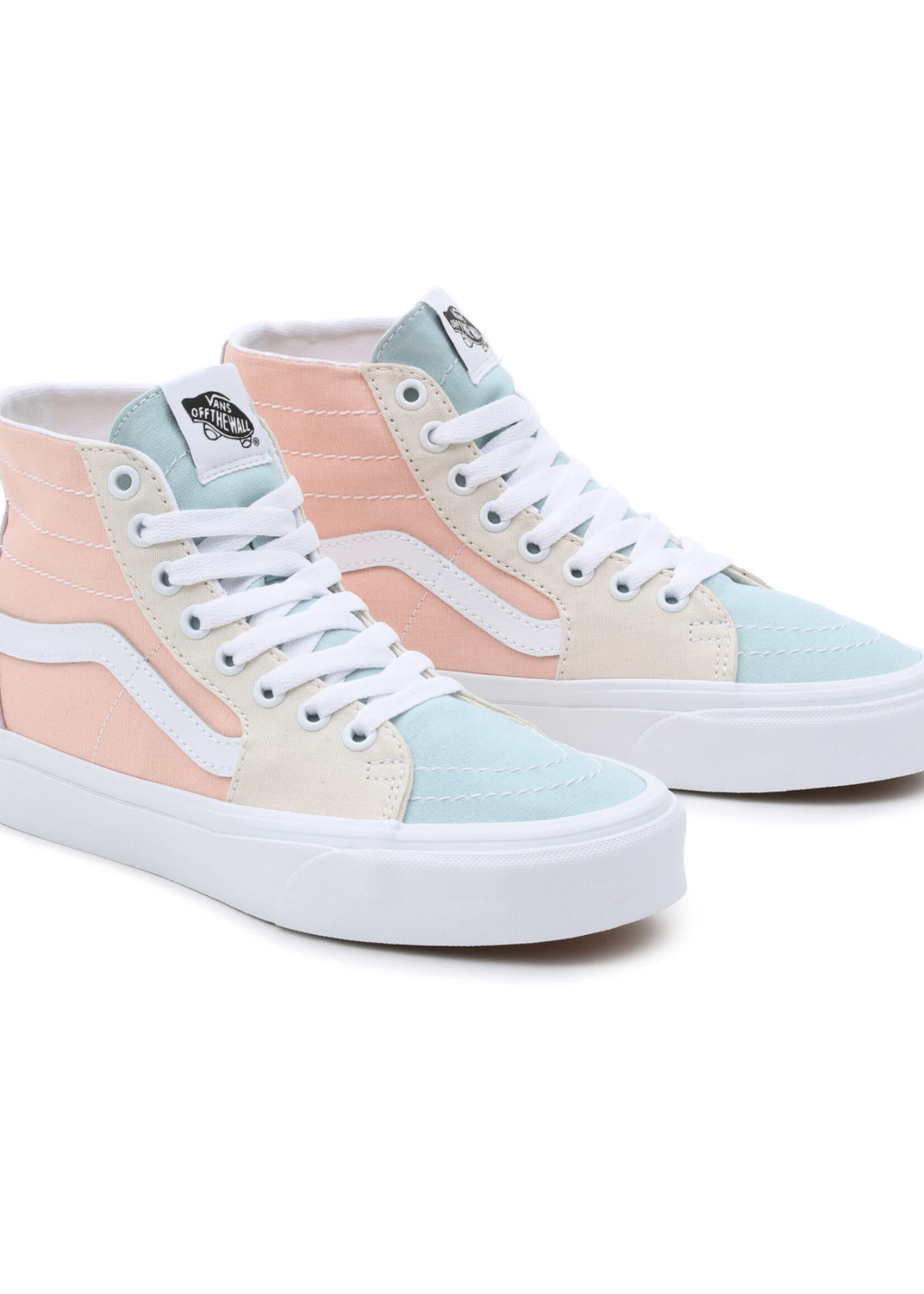 Vans SK-8 high tapered pastel block multi true white