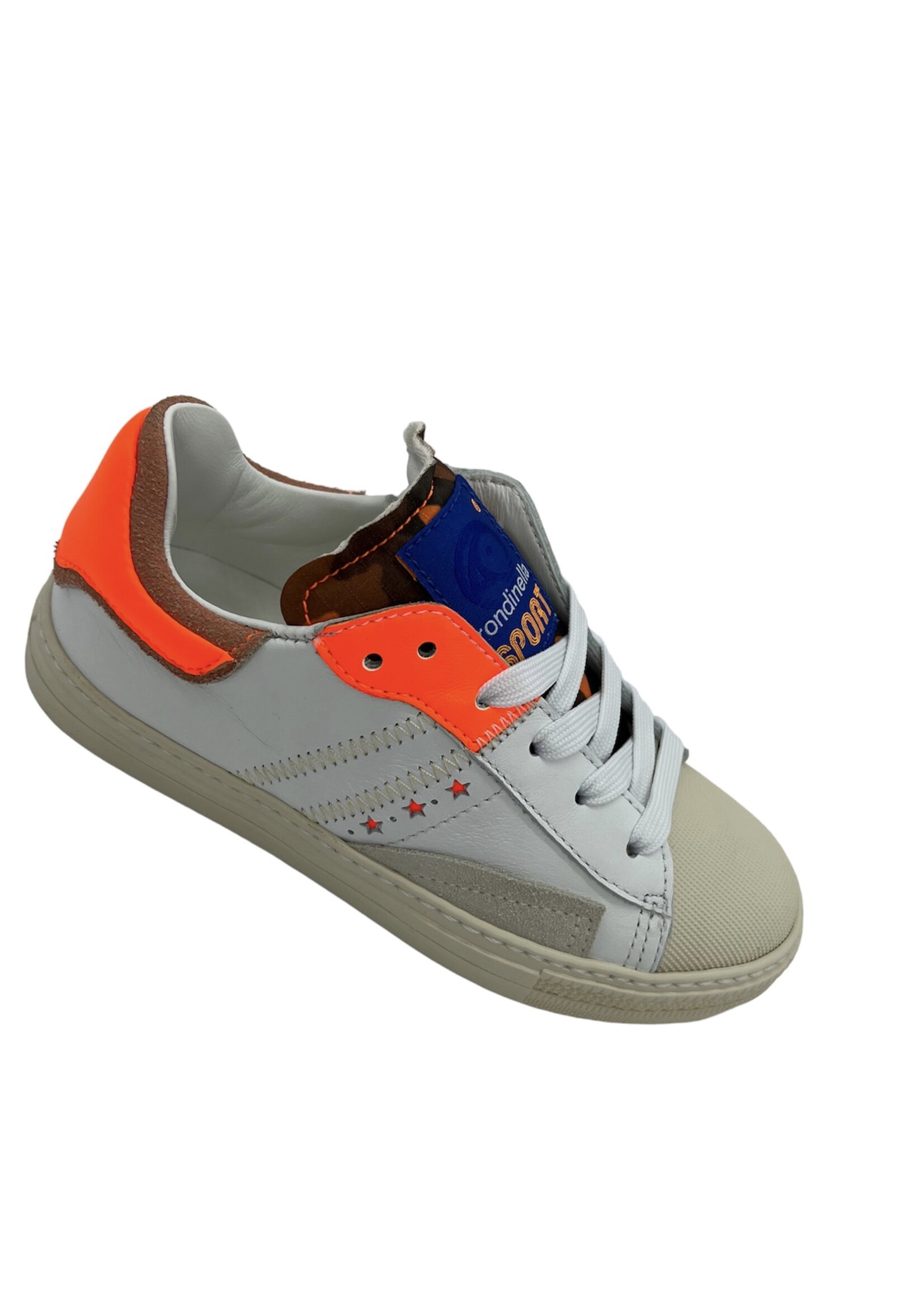 Rondinella 12067 sneaker wit oranje