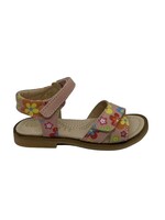 Lunella 23219 sandaal bloem print rosa velcro