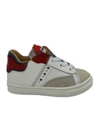 Rondinella 4771 sneaker wit rood