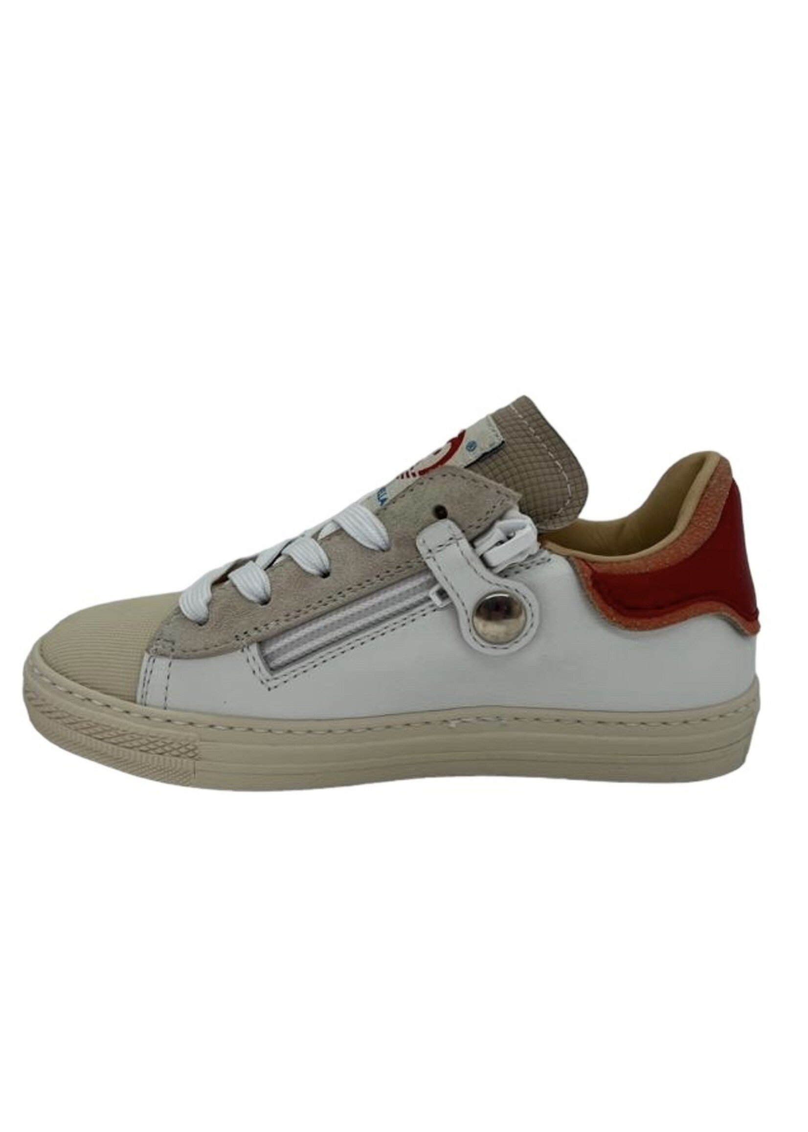 Rondinella 12068 sneaker wit rood
