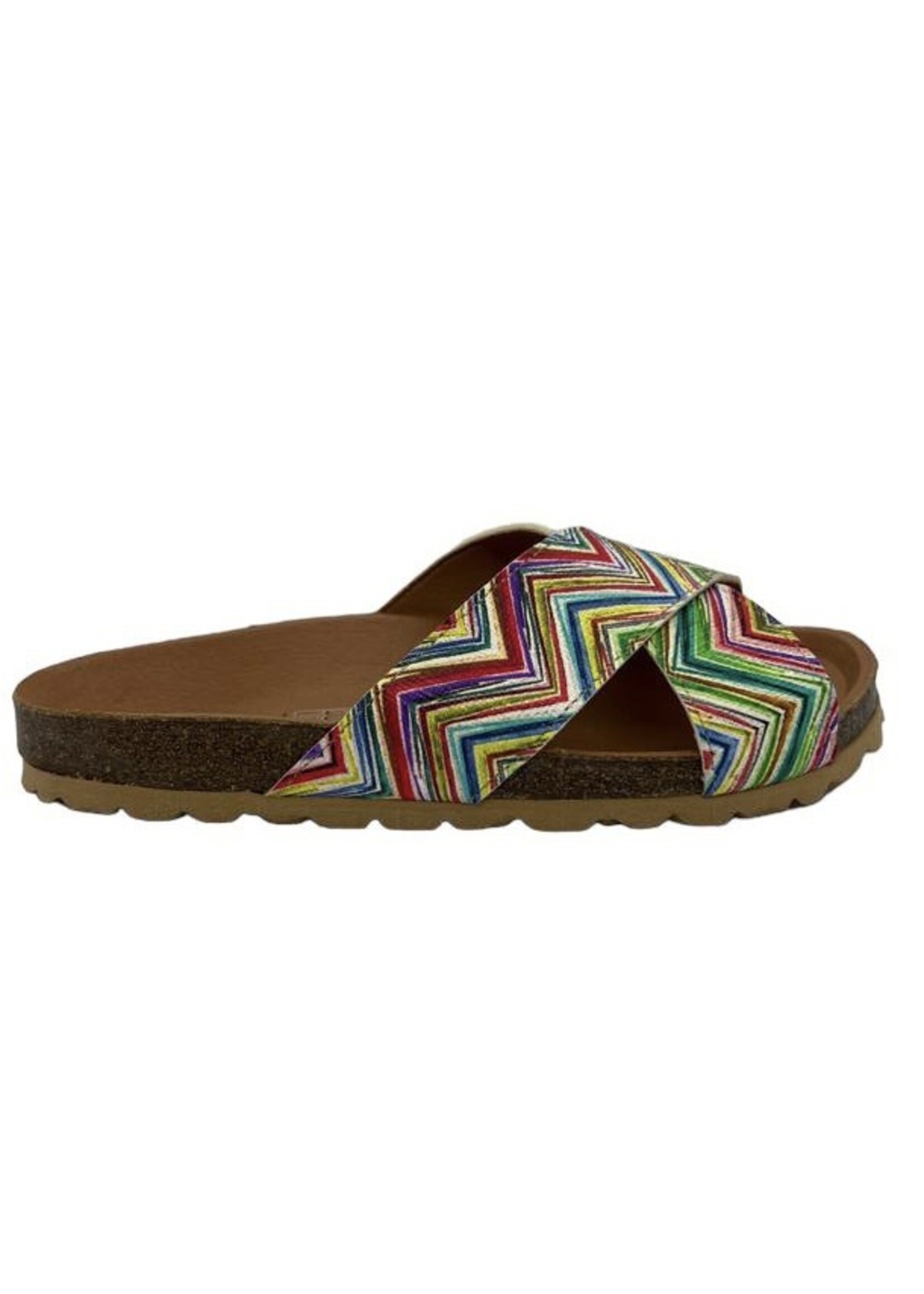 Eli 48403 slipper multicolor caramelo