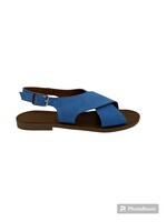 Bana & Co sandaal suede azzurra