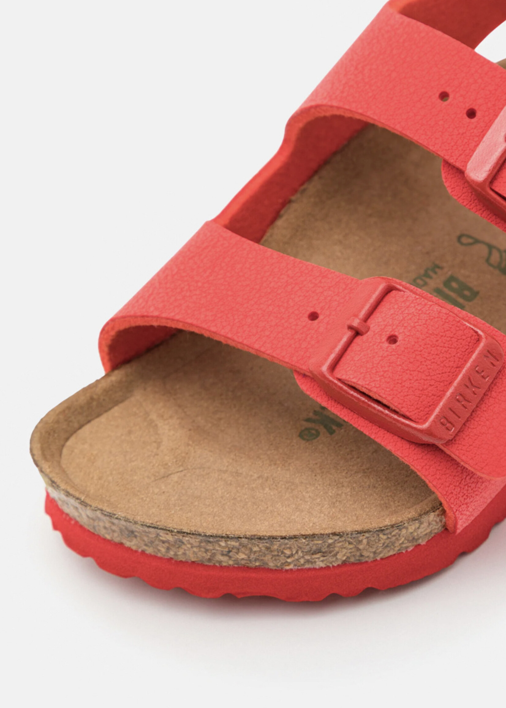 Birkenstock milano active red vegan