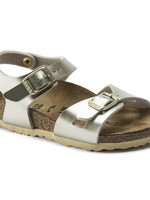 Birkenstock Rio electric metallic gold