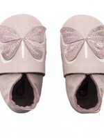 Bobux soft soles glitter wings bloom